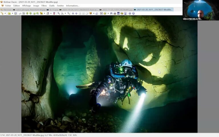 Cave-Diving-webinar-self-portrait-underwater-sebastien-delautier